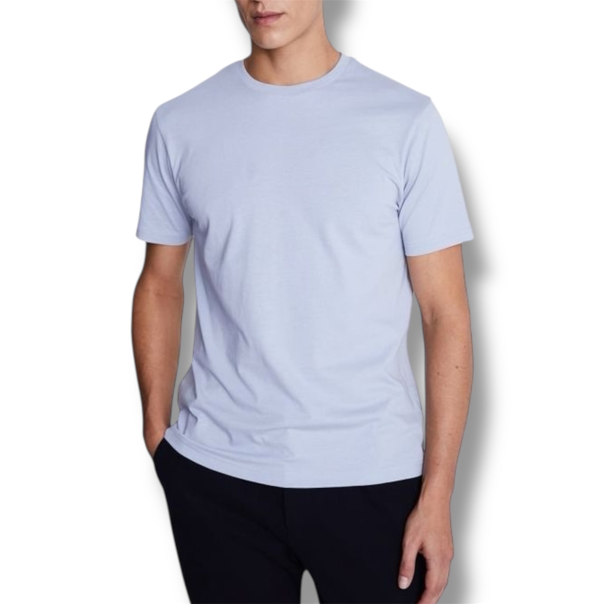 Polera Regular Fit Light Blue 200 Gsm.