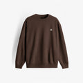 Crewneck Sweater Flecce V1 Brown