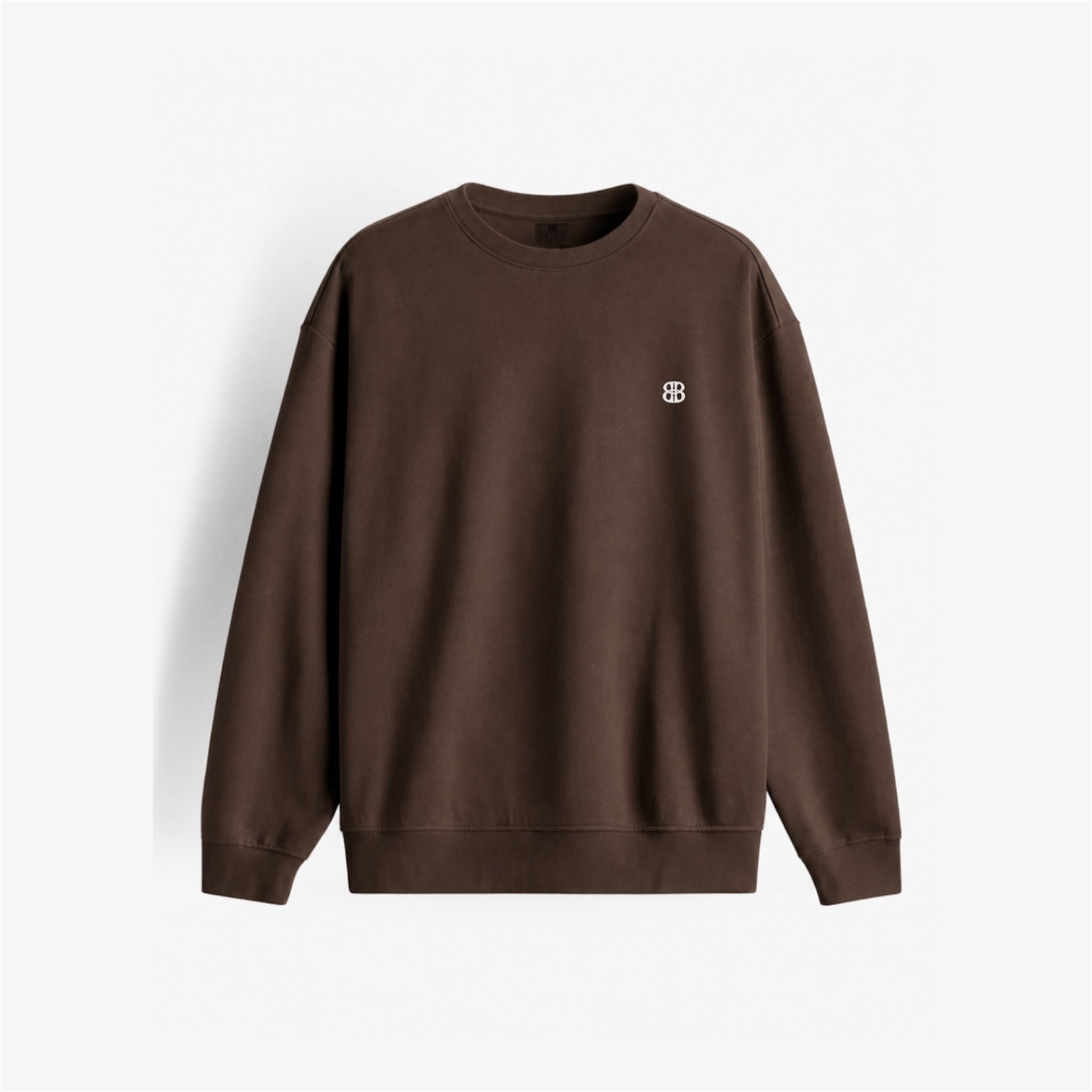 Crewneck Sweater Flecce V1 Brown