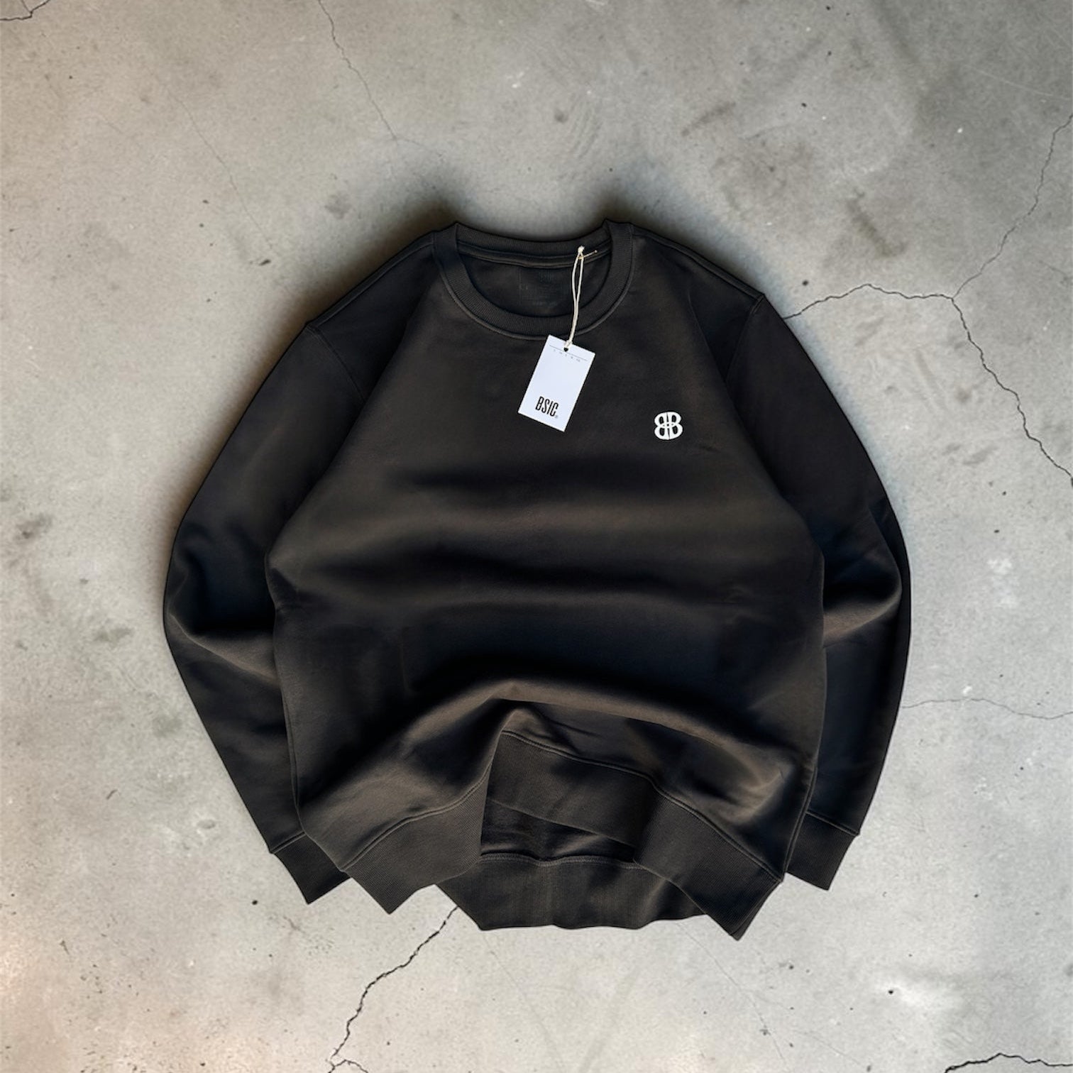 Crewneck Sweater Flecce V1 Dark Gray