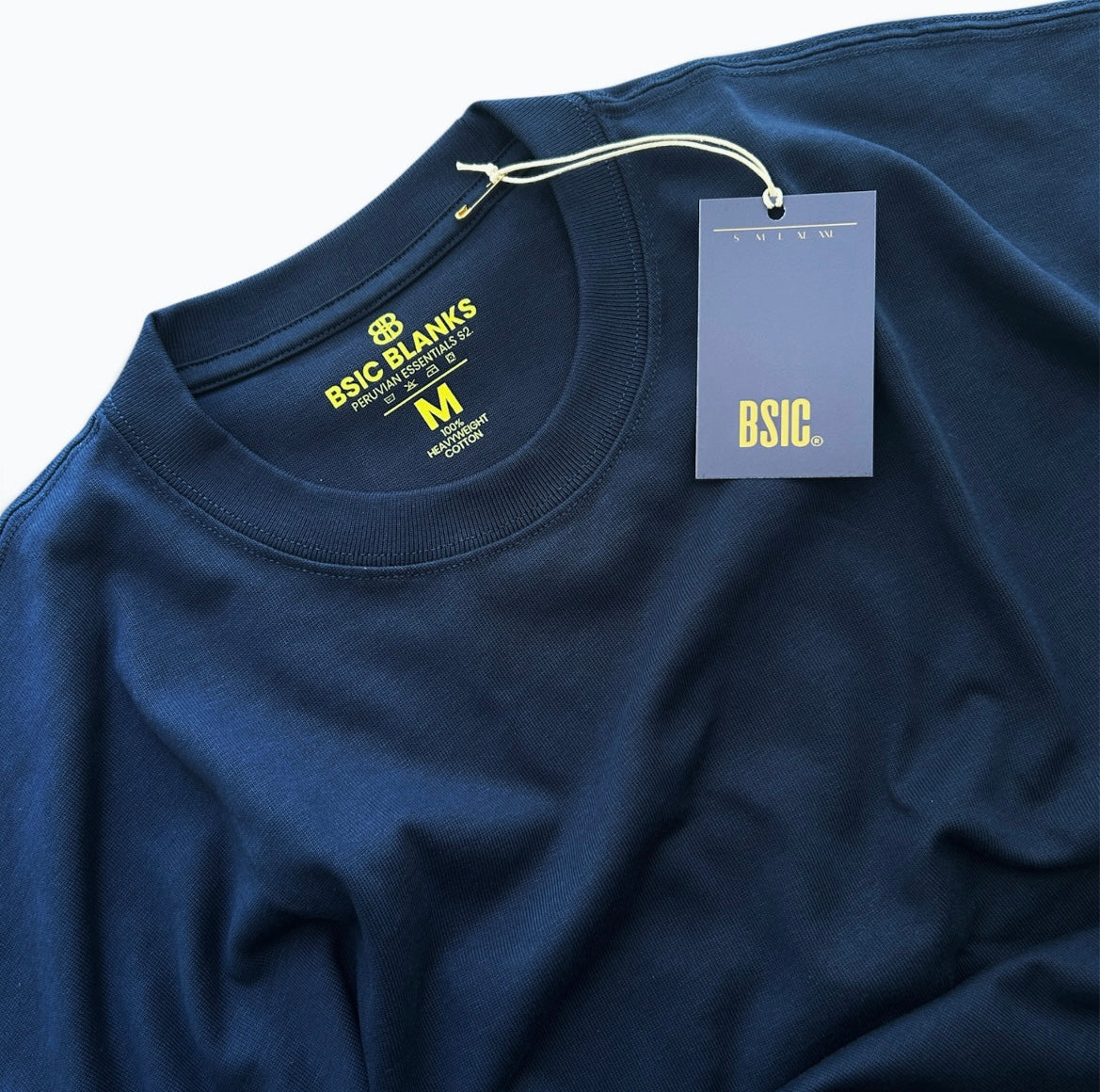Semioversize • Steel Blue Heavyweight Cotton 320 Gsm