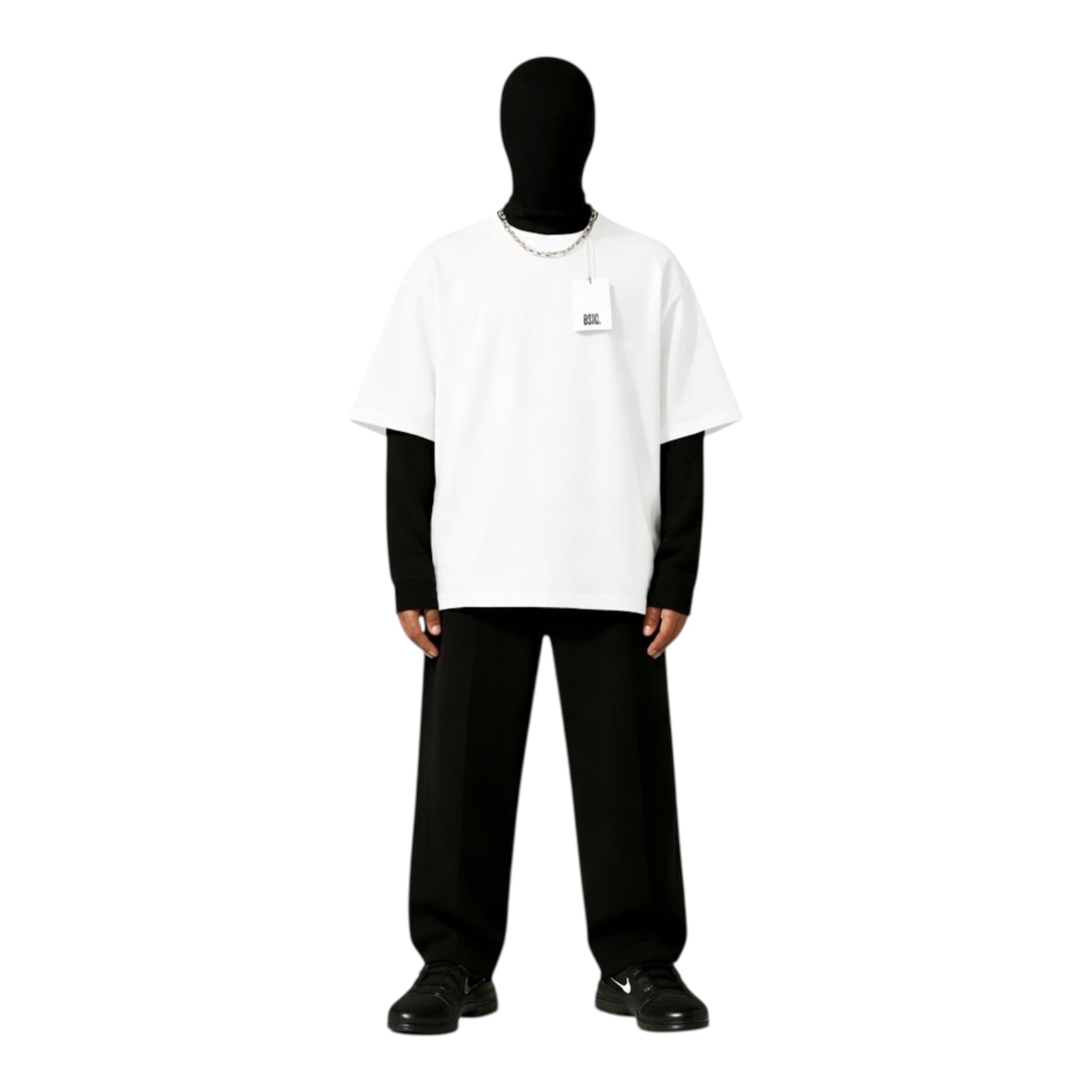 Polera Oversize HeavyCotton White 280 Gsm.