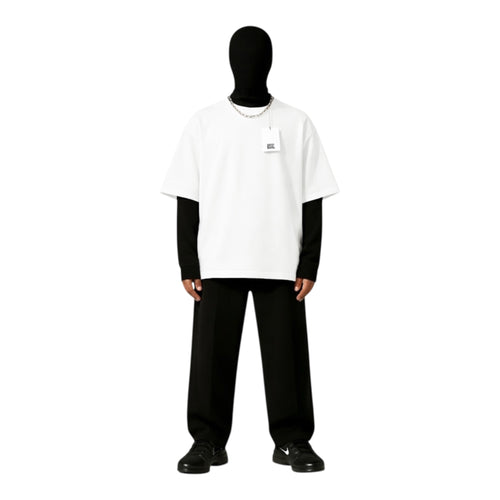 Polera Oversize HeavyCotton White 280 Gsm.