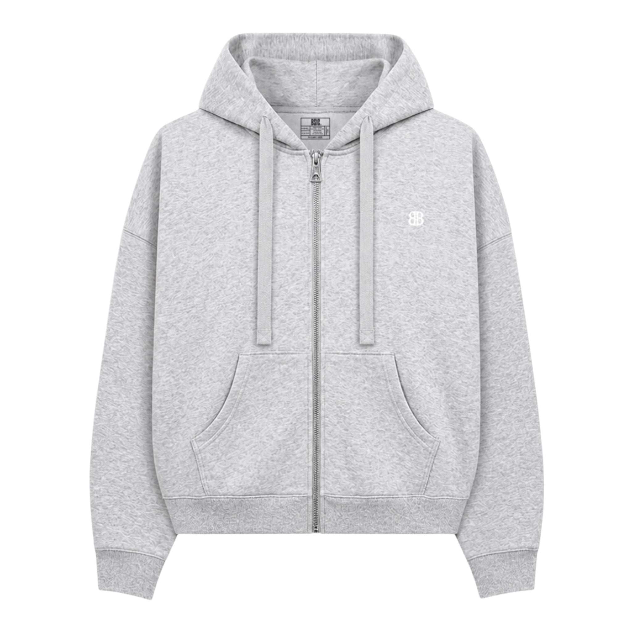Hoodie Zip Up V1. Melange