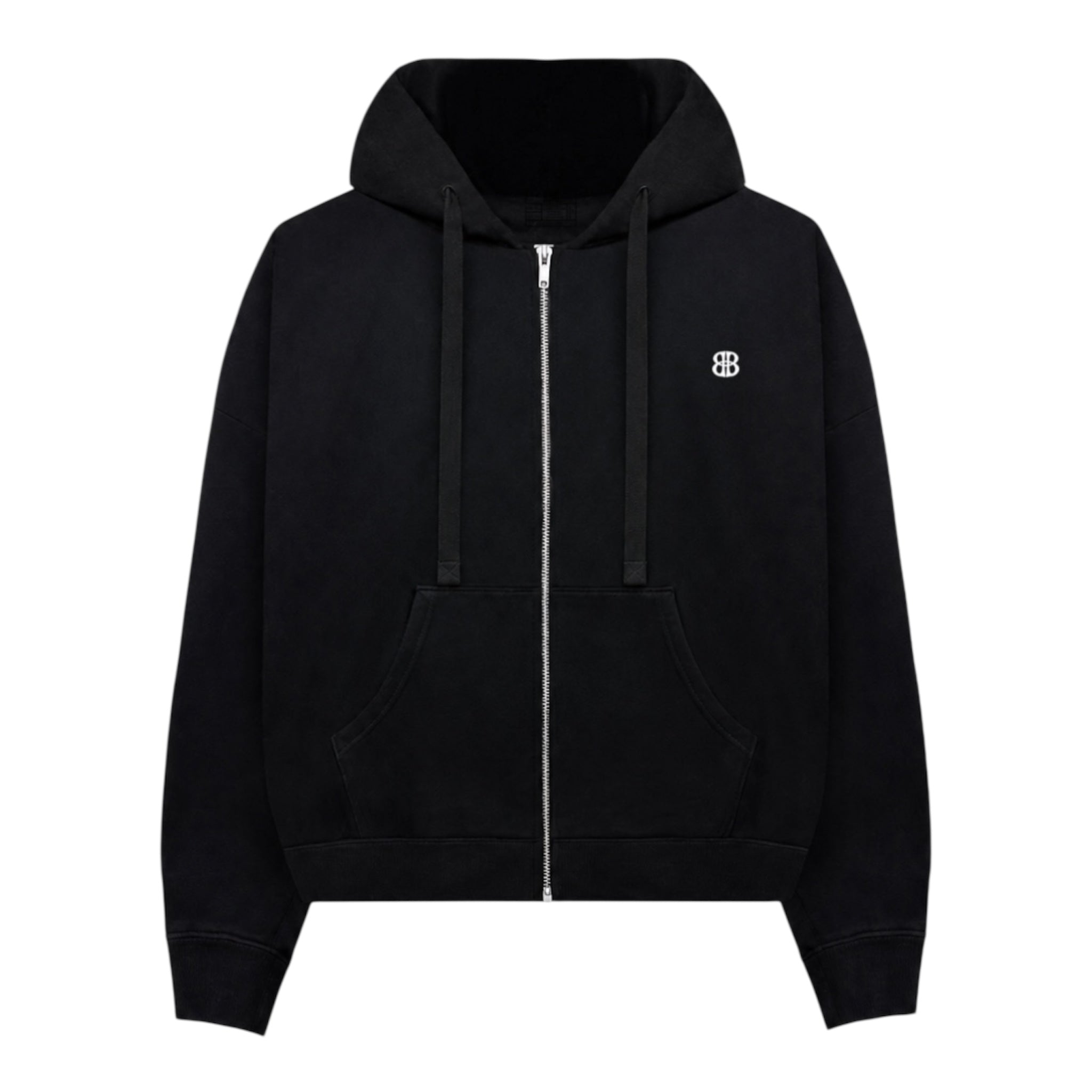 Hoodie Zip Up V1. Black