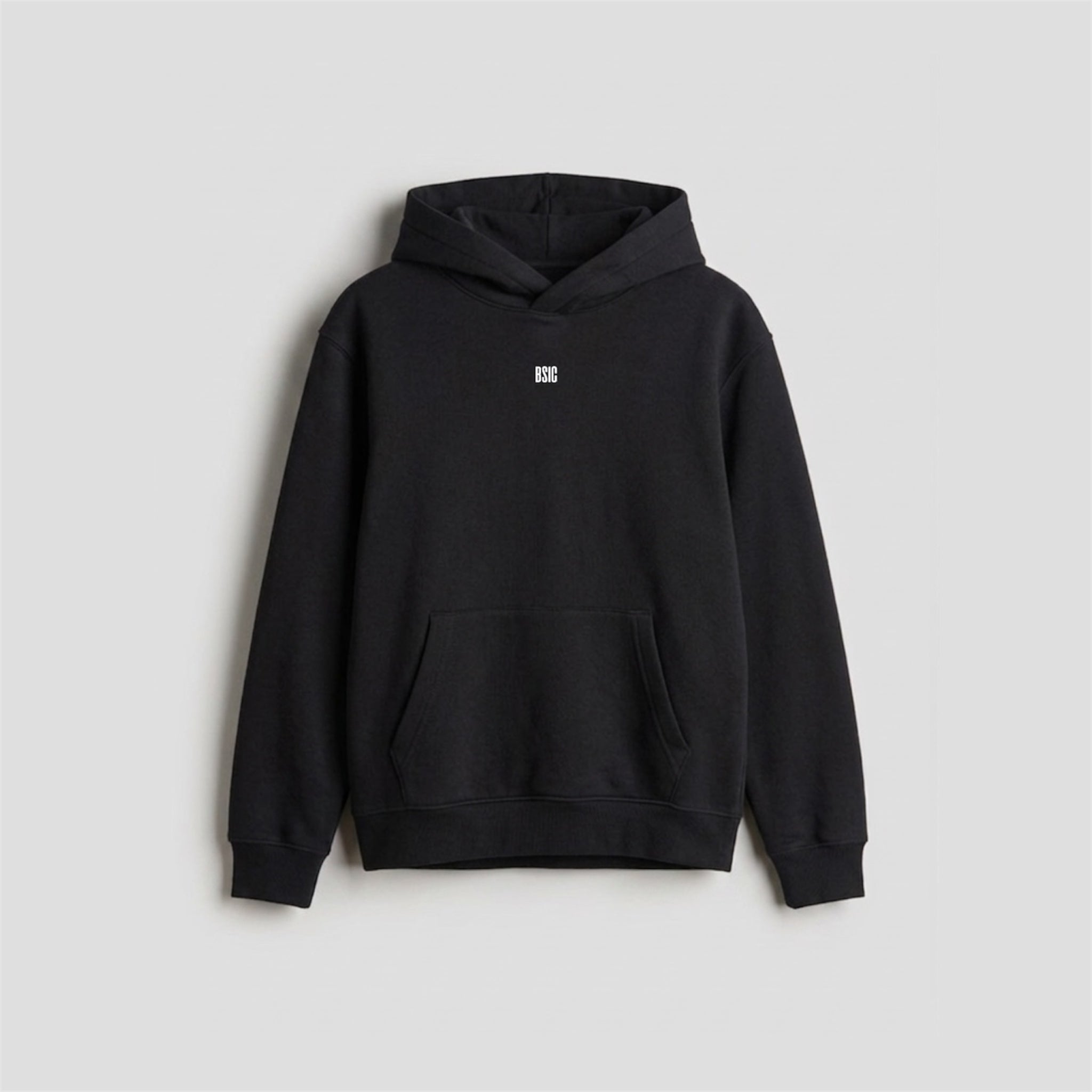 Hoodie Heavyweight V1. Black Noir