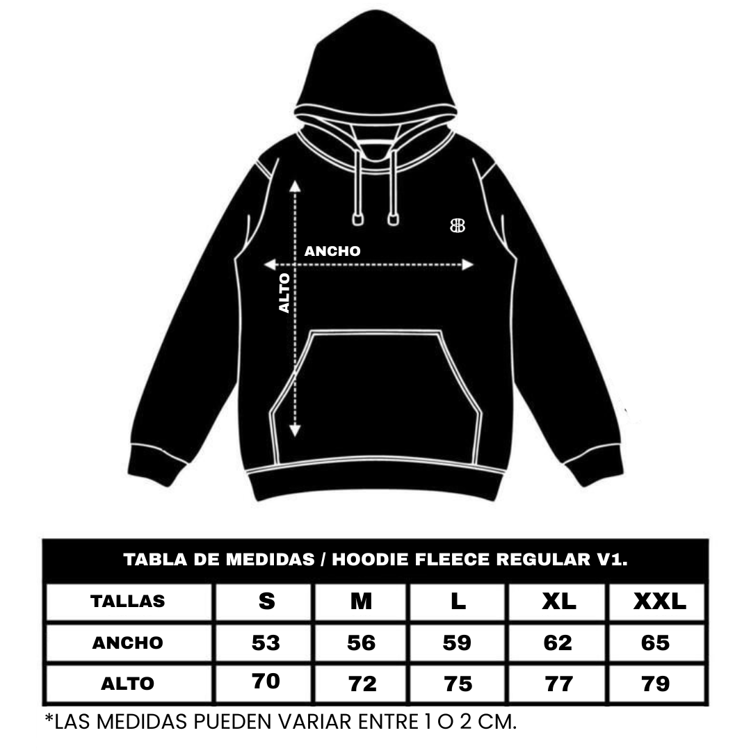 Hoodie Flecce Regular V1 Brown
