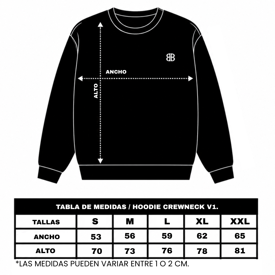 Crewneck Sweater Flecce V1 Brown