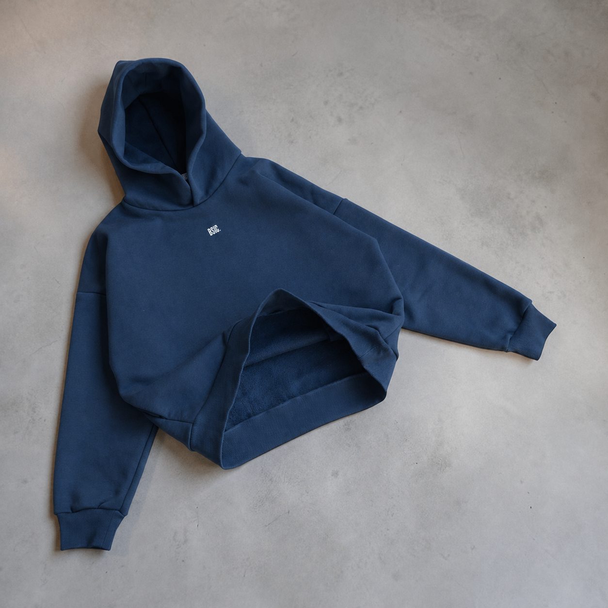 Hoodie Heavyweight V1. Storm Blue