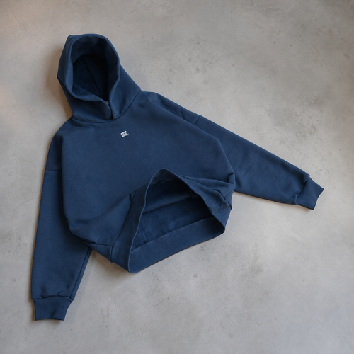 Hoodie Heavyweight V1. Storm Blue