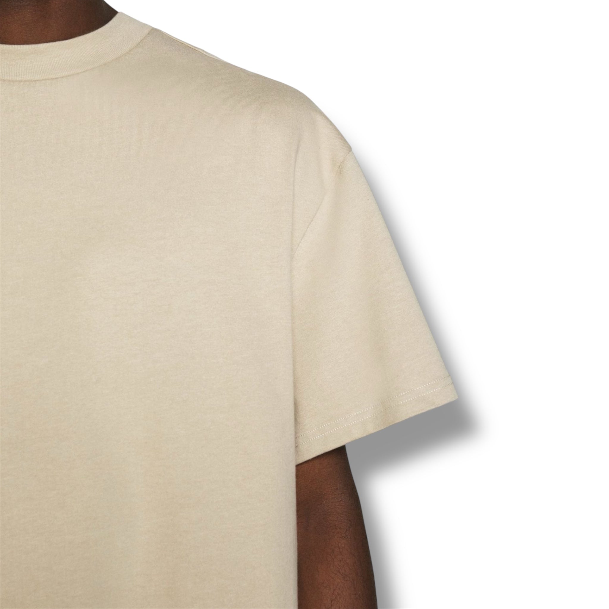 Polera Oversize HeavyCotton Beige 280 Gsm.