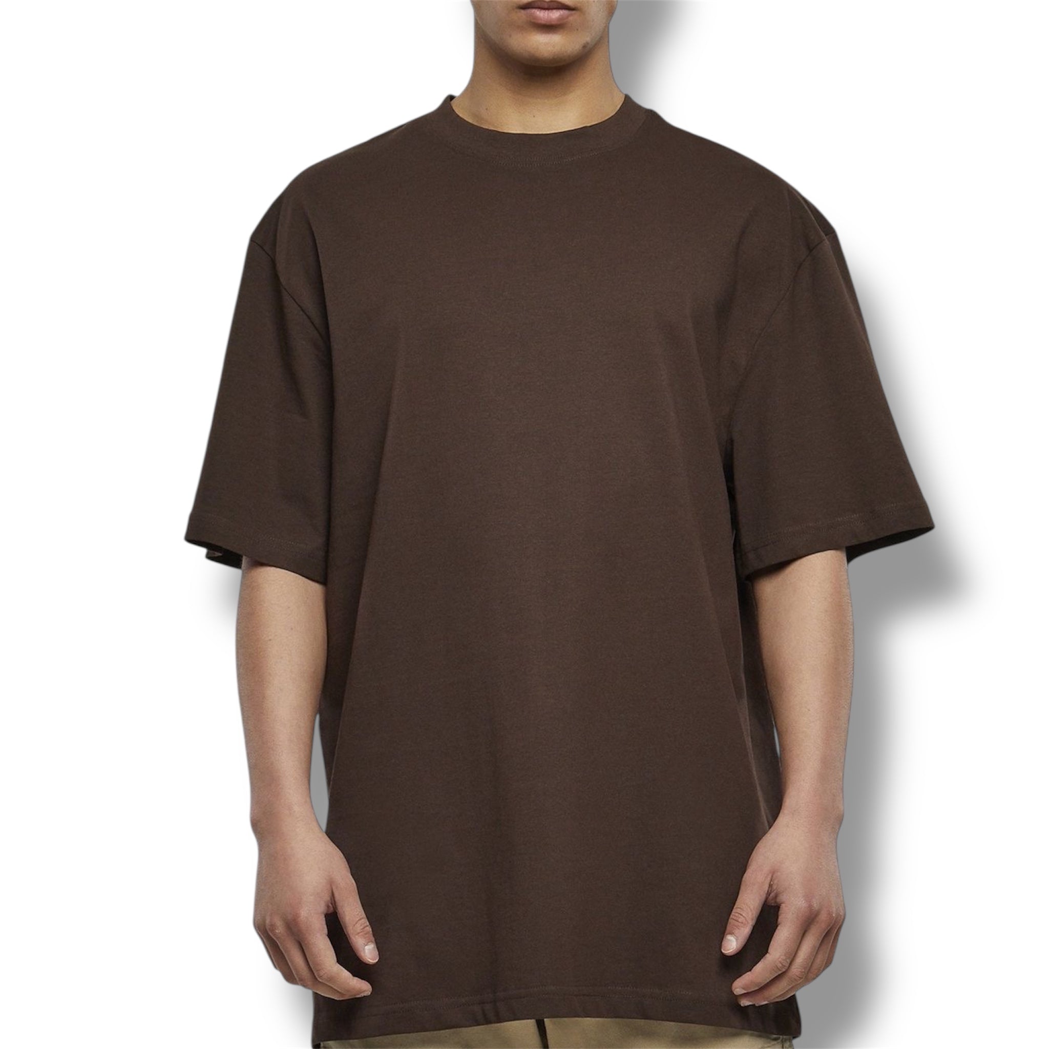 Polera Oversize HeavyCotton Brown 280 Gsm.