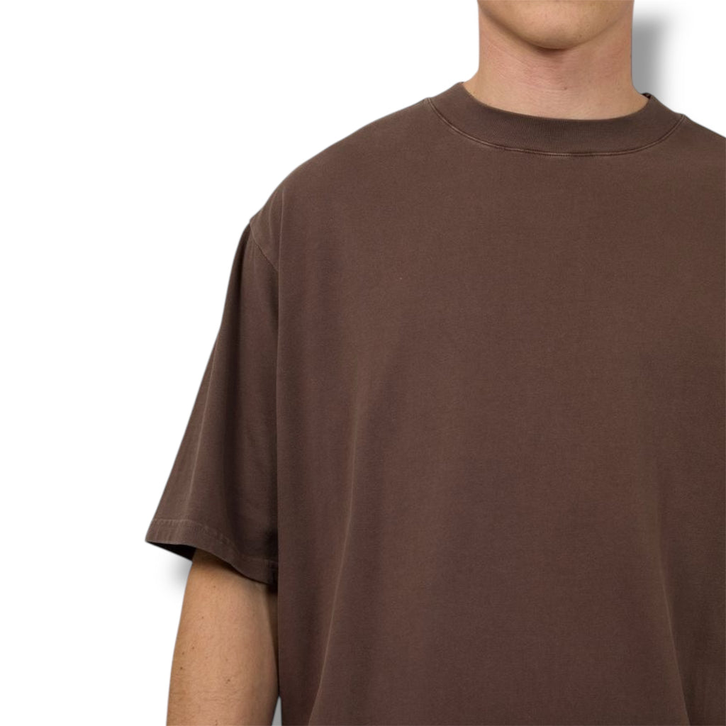 Polera Oversize HeavyCotton Brown 280 Gsm.