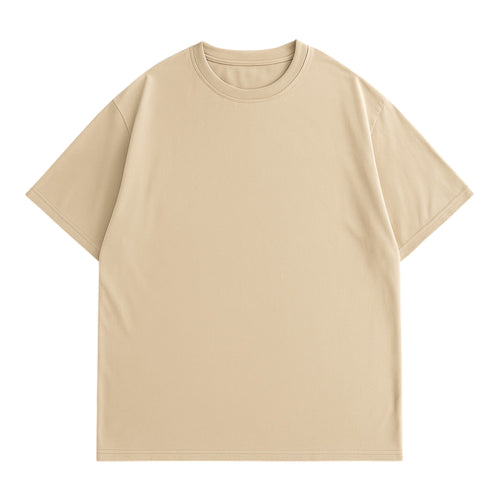 Polera Oversize HeavyCotton Beige 280 Gsm.