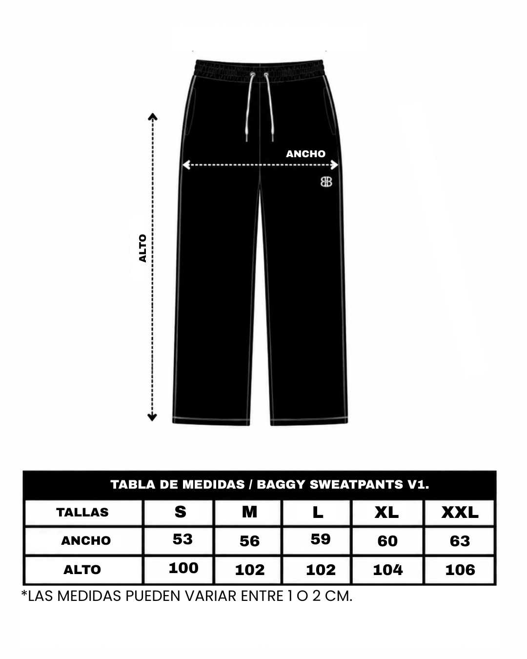 SWEATPANTS BAGGY • ALL BLACK S3.