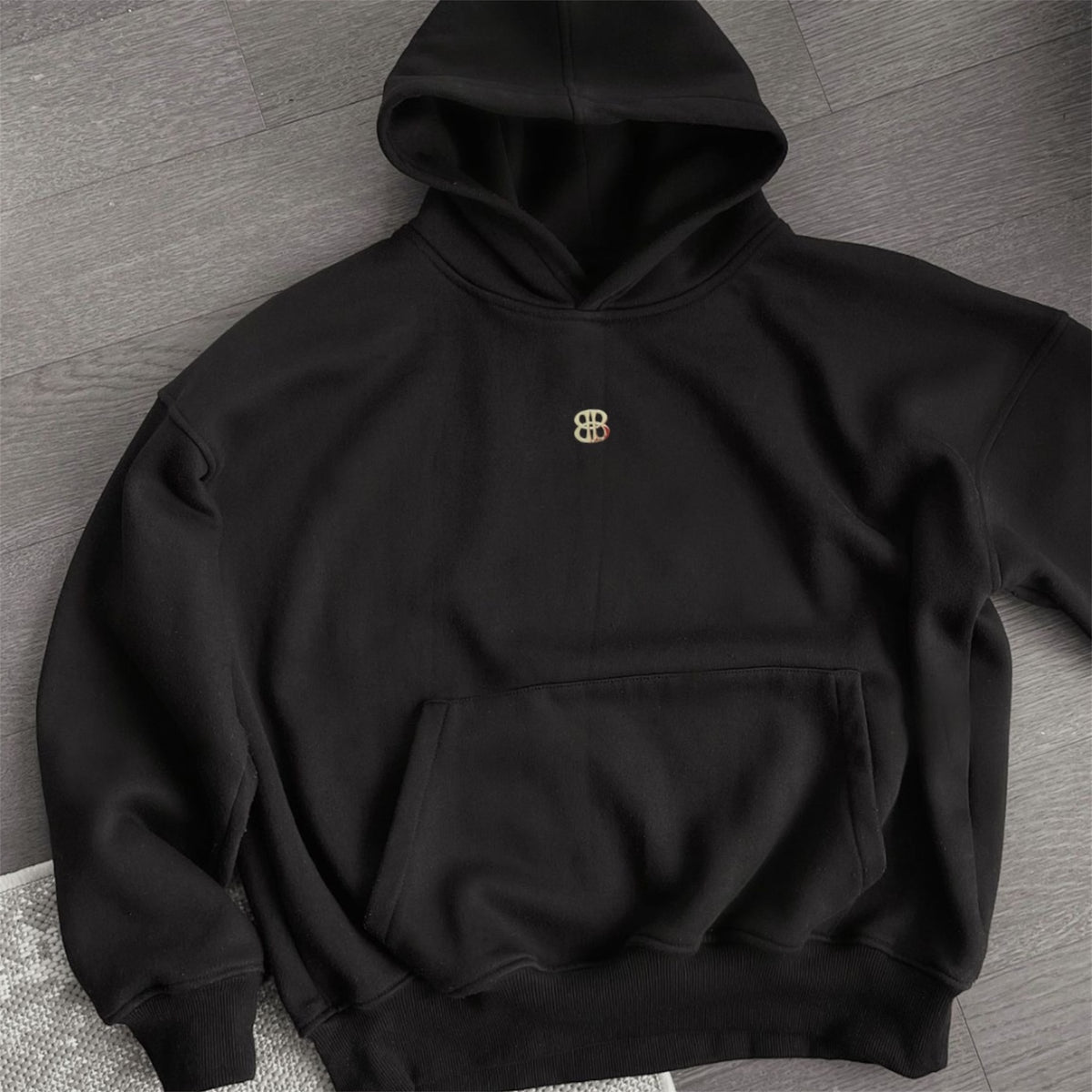 Hoodie Heavyweight Oversize • ALL BLACK S3.
