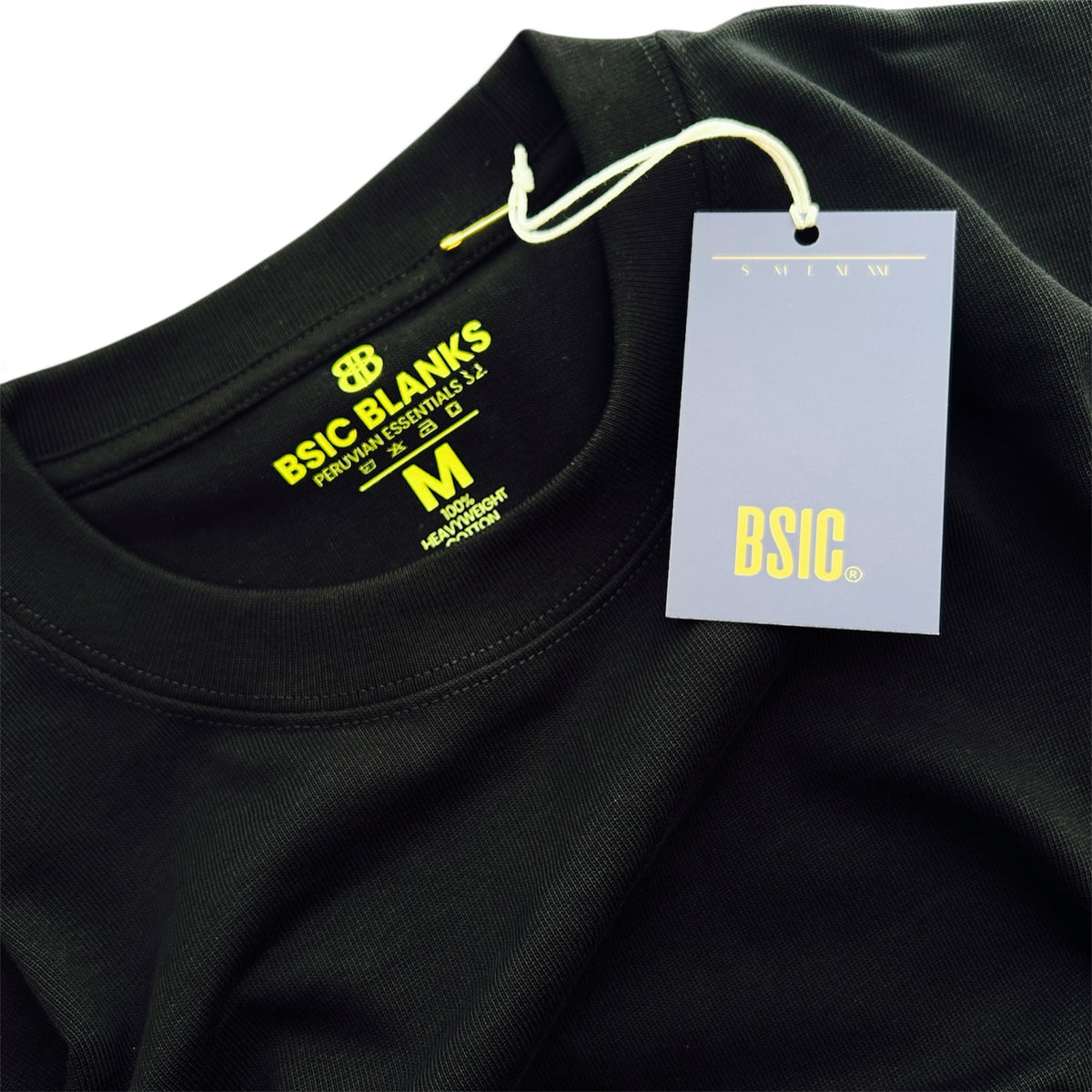 Semioversize • All Black Heavyweight Cotton 320 Gsm.